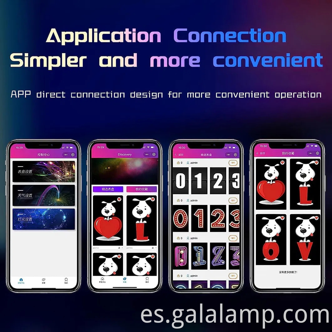 Elegante reloj de tubo brillante para la decoración del hogar y la oficina